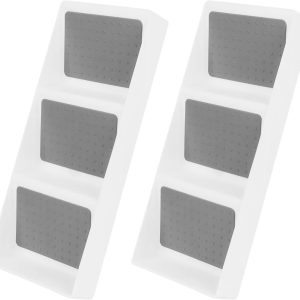 Two-Piece Drawer-Type Three-Tier Spice and Medicine Bottle Rack/Tray