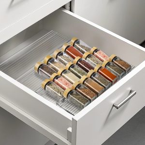 Spice Drawer Organizer, Expandable from 11 to 22 Inches